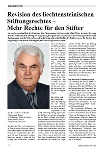 Revision des Stiftungsrechtes